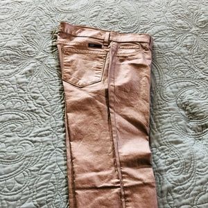 Blush Pink Vegan Leather Pants